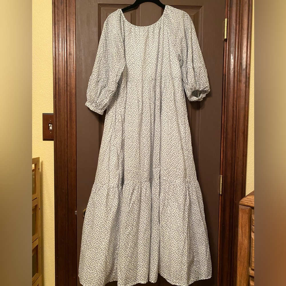 & Other Stories • Floral Puff Sleeve Maxi Dress • Size 6